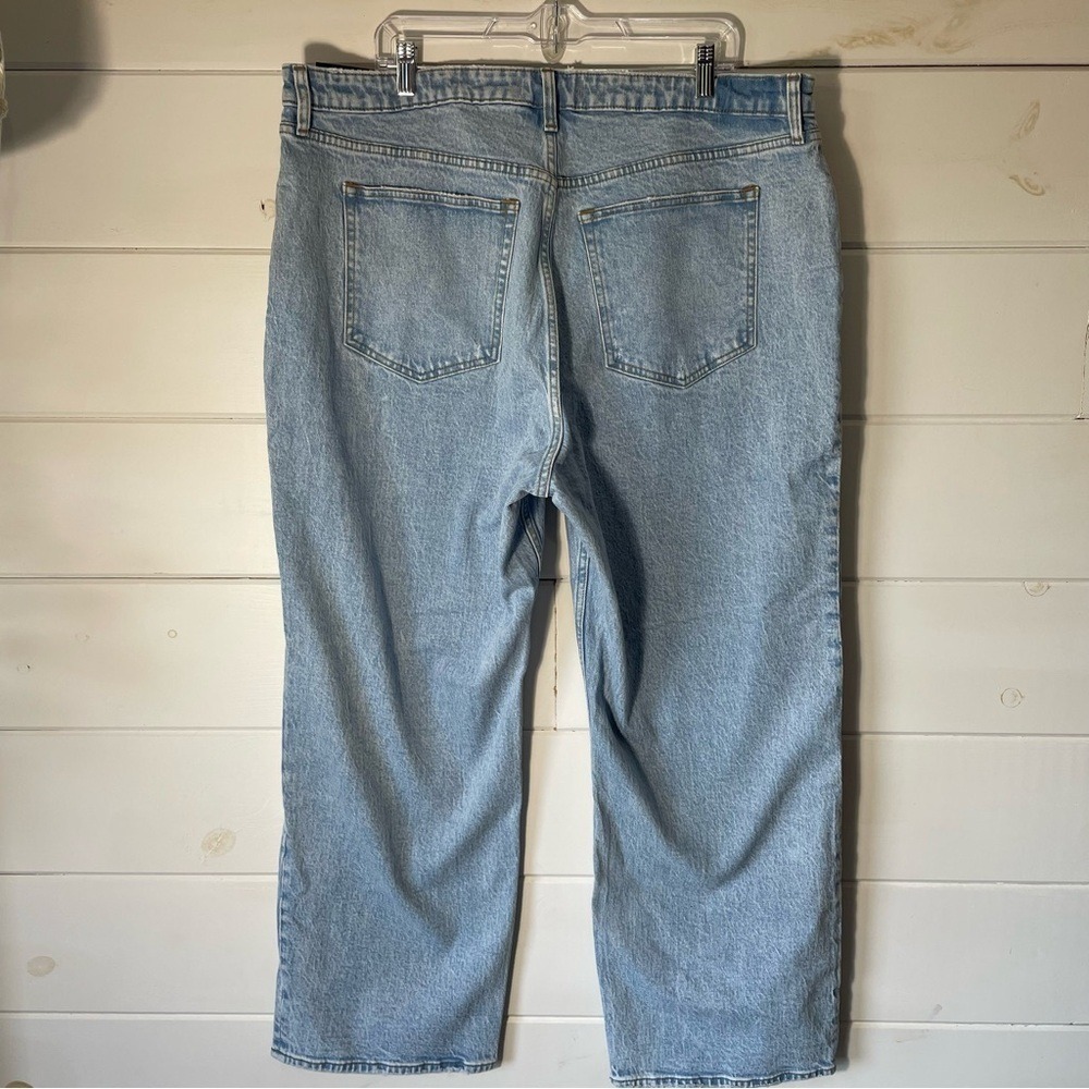 Abercrombie & Fitch The 90's Relaxed Jeans High Rise Plus Size 35 Curve Love - Picture 5 of 12